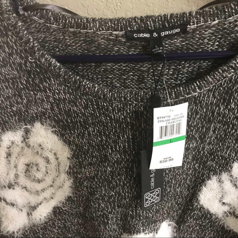 Cable and Gauge large sweater